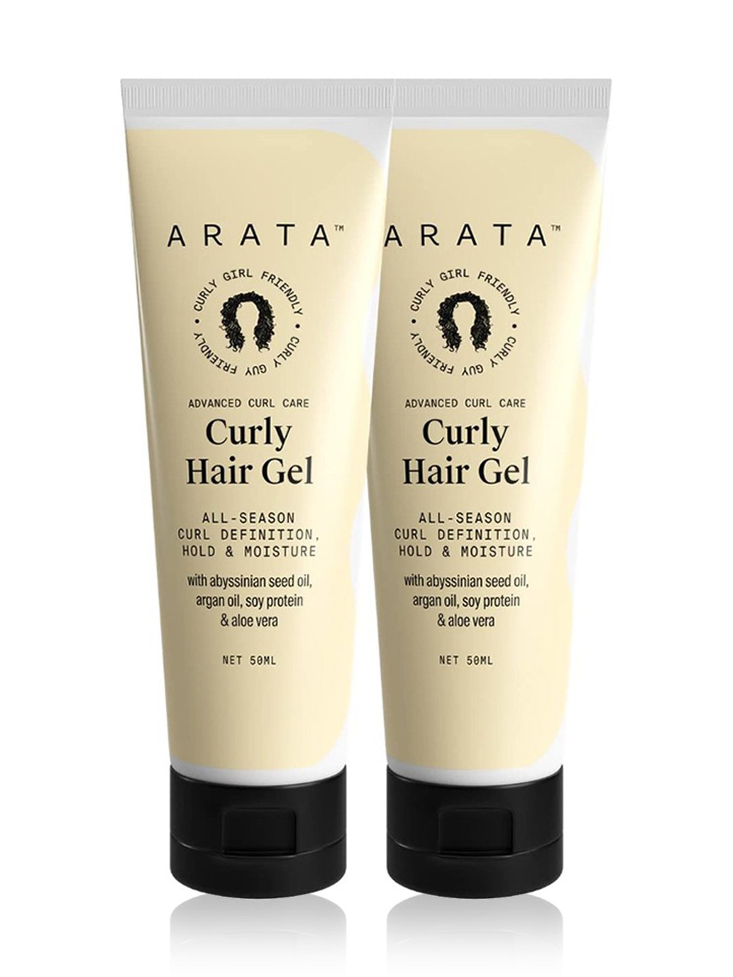 Arata Advanced Curl Care Curly Hair Gel - Pack of 2