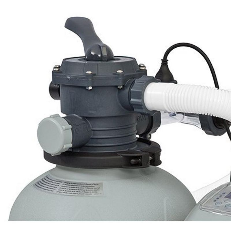 Solar Sun Rings Twister Power Steering Component for Automatic Robotic Suction Pool Cleaner Hoses with 30 Degree Angle Adaptor, Blue