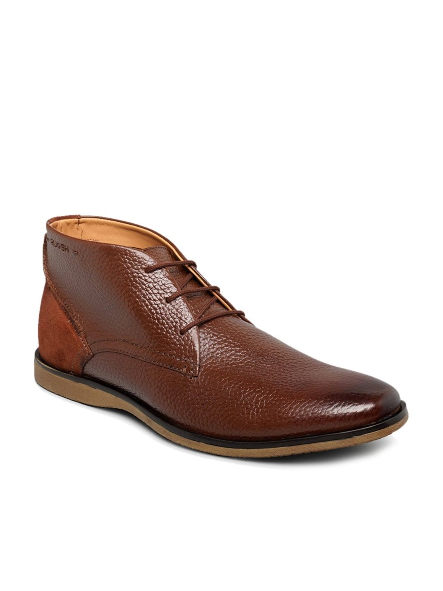 Ruosh Men's Brown Chukka Boots