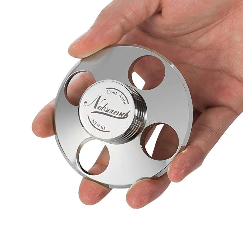 STB01 LP Vinyl Turntables Metal Disc Stabilizer Record Weight HiFi Silver
