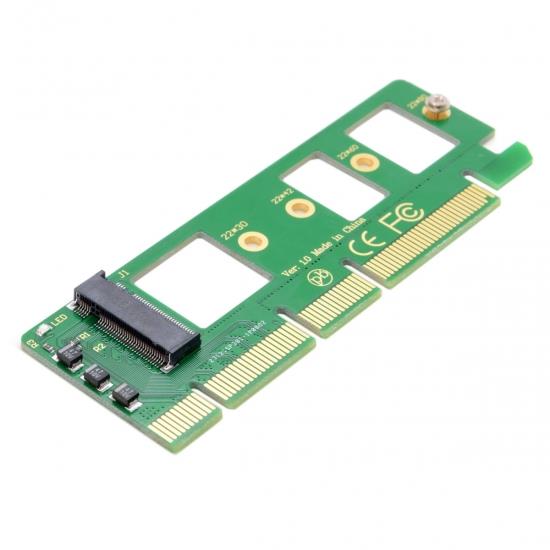 Xiwai NGFF M-key NVME AHCI SSD to PCI-E 3.0 16x x4 Adapter for XP941 SM951 PM951 A110 m6e 960 EVO SSD