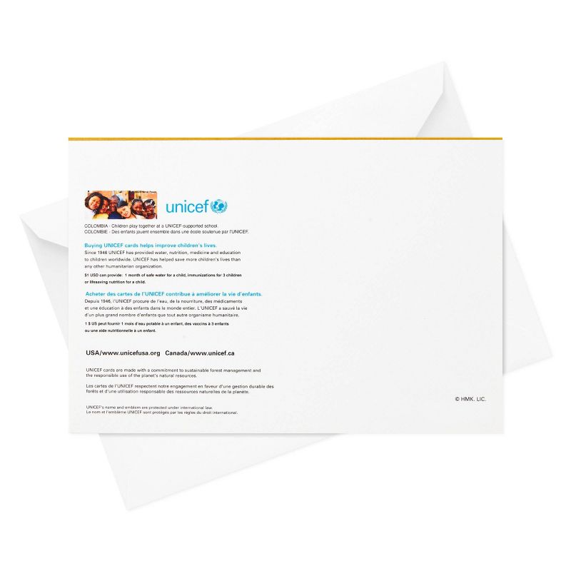 10ct Hallmark Unicef Peace World Foil Boxed Cards