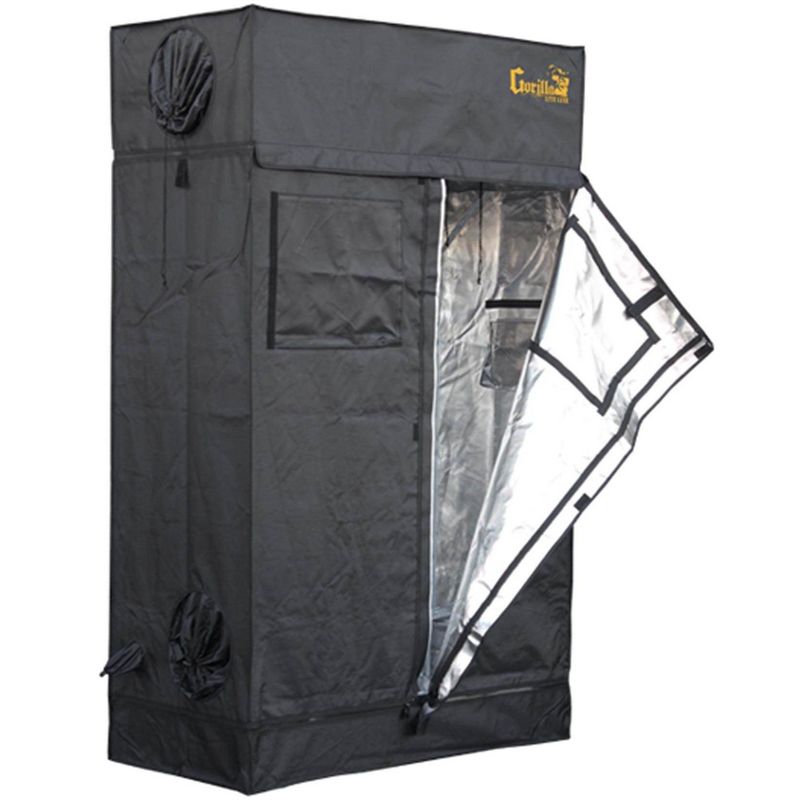 Gorilla Lite Line 2' x 4' Grow Tent Hydroponics Greenhouse, Pair | GGTLT24