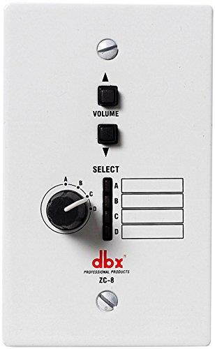 DBX ZC-8 Remote Wall-Plate Mounting Volume and Source Controller for dbx ZonePro