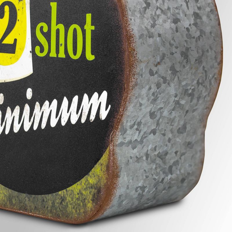 Vintage Tequila LED Marquee Sign Silver/Green - Crystal Art Gallery