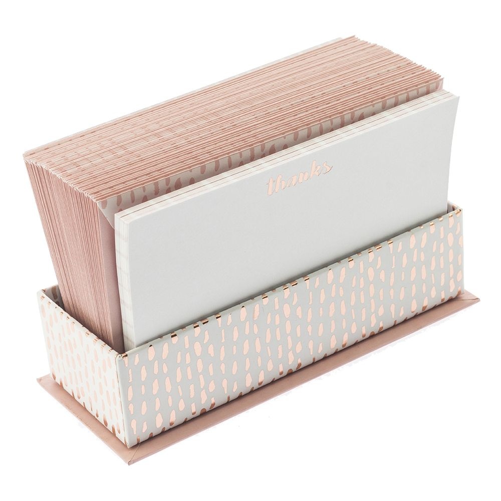 Graphique De France,  Dashed Pattern Flat Notecards