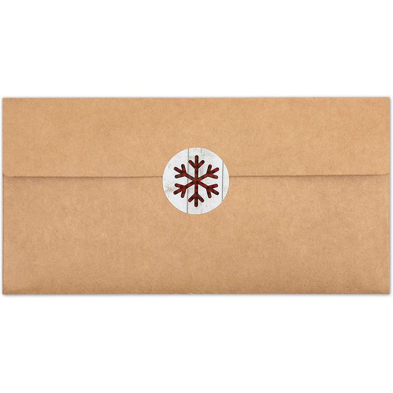 Pipilo Press 36-Pack Christmas Money Cards with Envelopes with Stickers, Buffalo Plaid (3.6 x 7.25 in)
