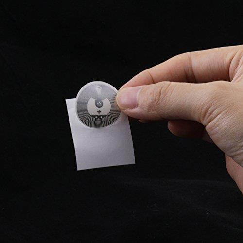 30 x Black NTAG215 NFC Sticker Tag 25mm ( 1 inch ) Round 504 Bytes NTAG 215 NFC Label Compatible TagMo for Nintendo Amiibo, Works with All NFC Enable Phones--TimesKey