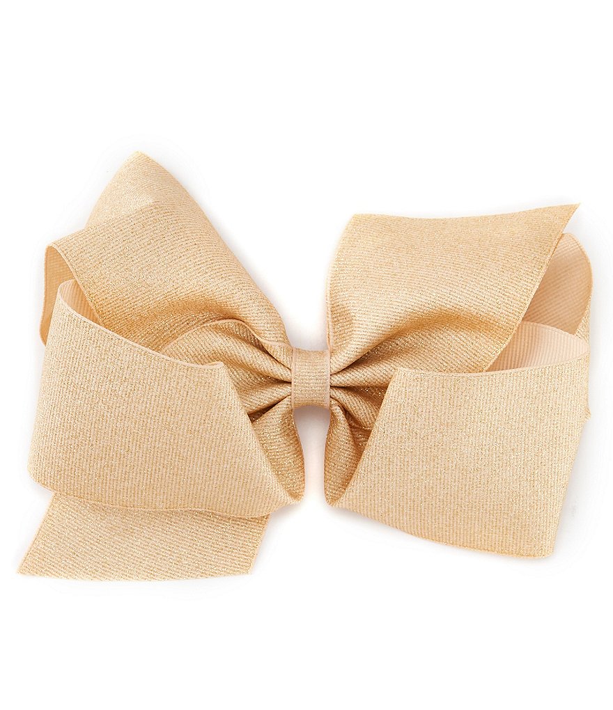 Copper Key Girls Sparkle Grosgrain King Bow