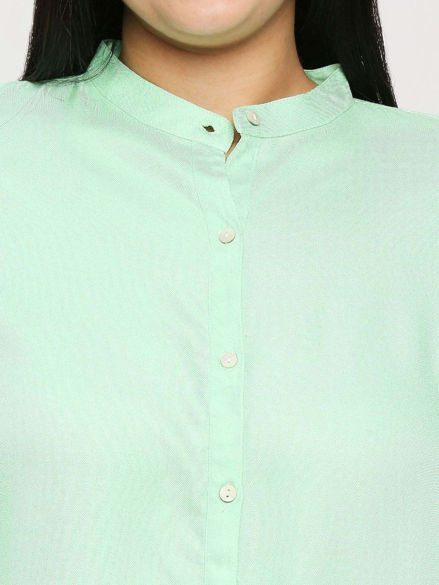Style Quotient Green Regular Fit Shirt