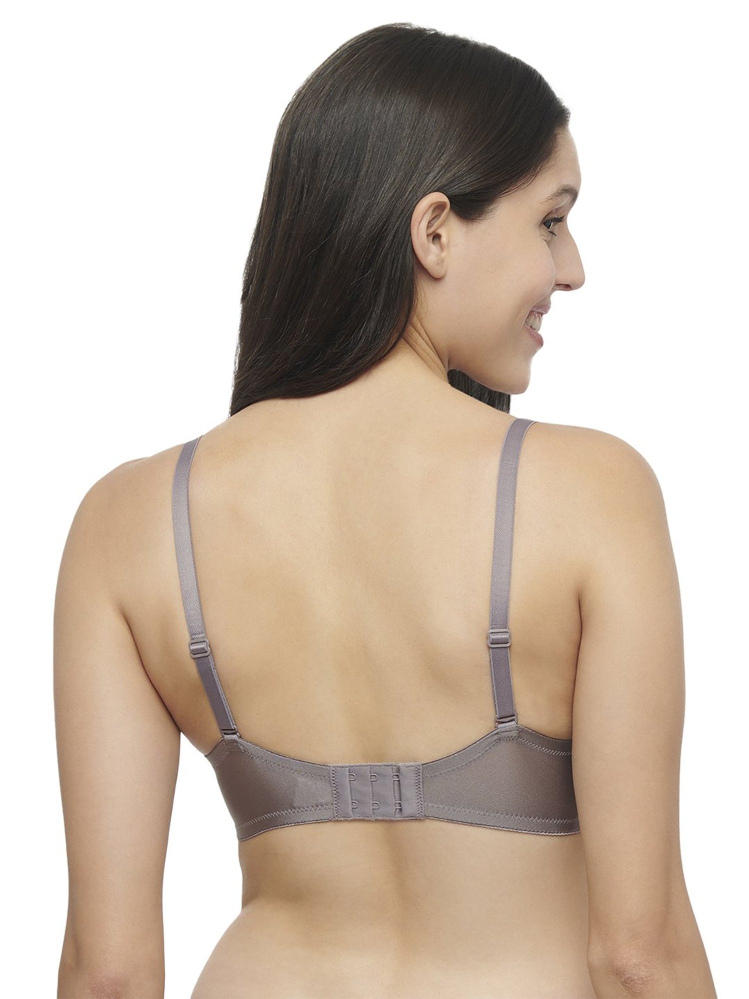 Triumph Grey Lace Work Tube Bra