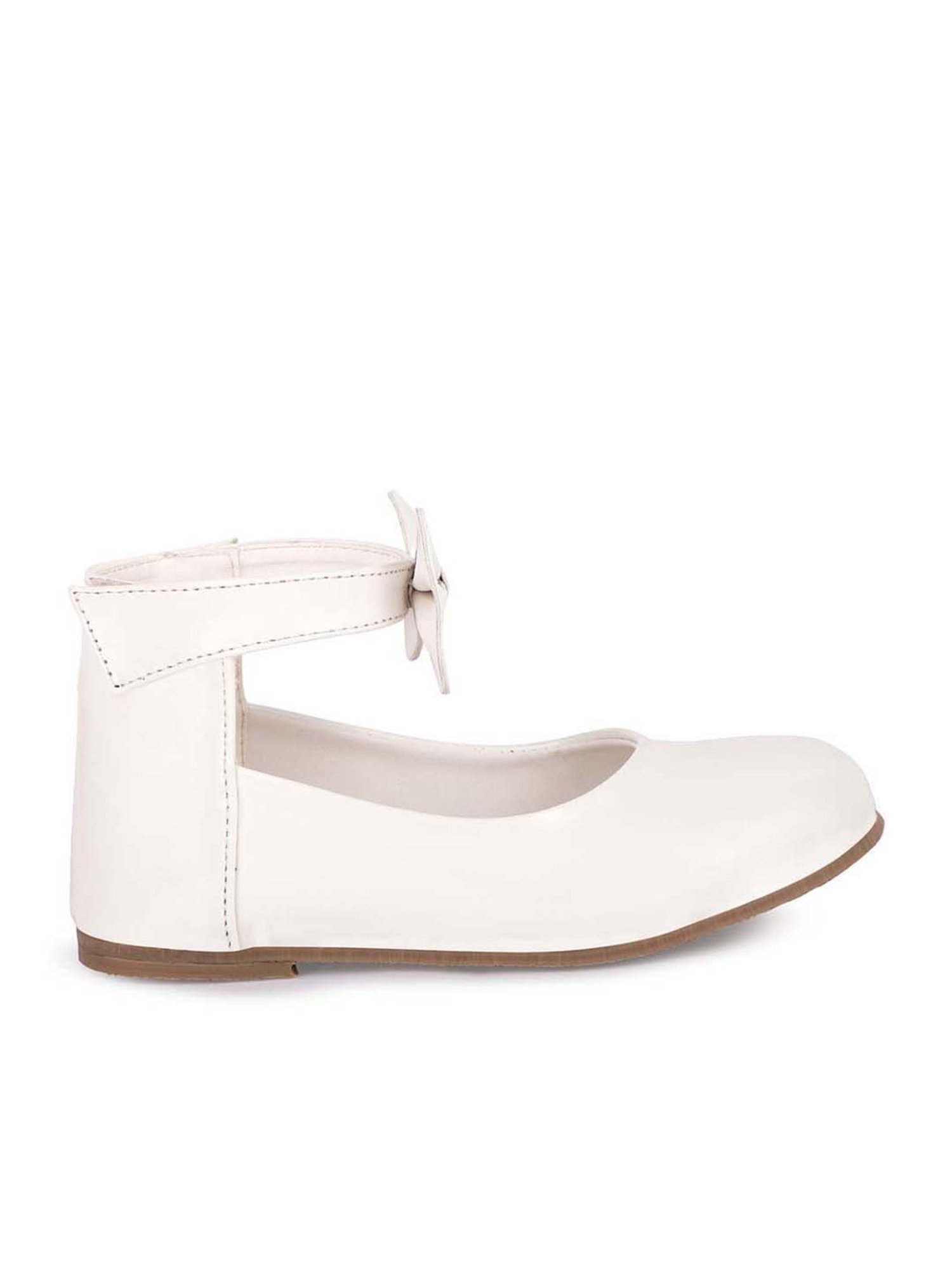 Minesole Kids White Mary Jane Shoes