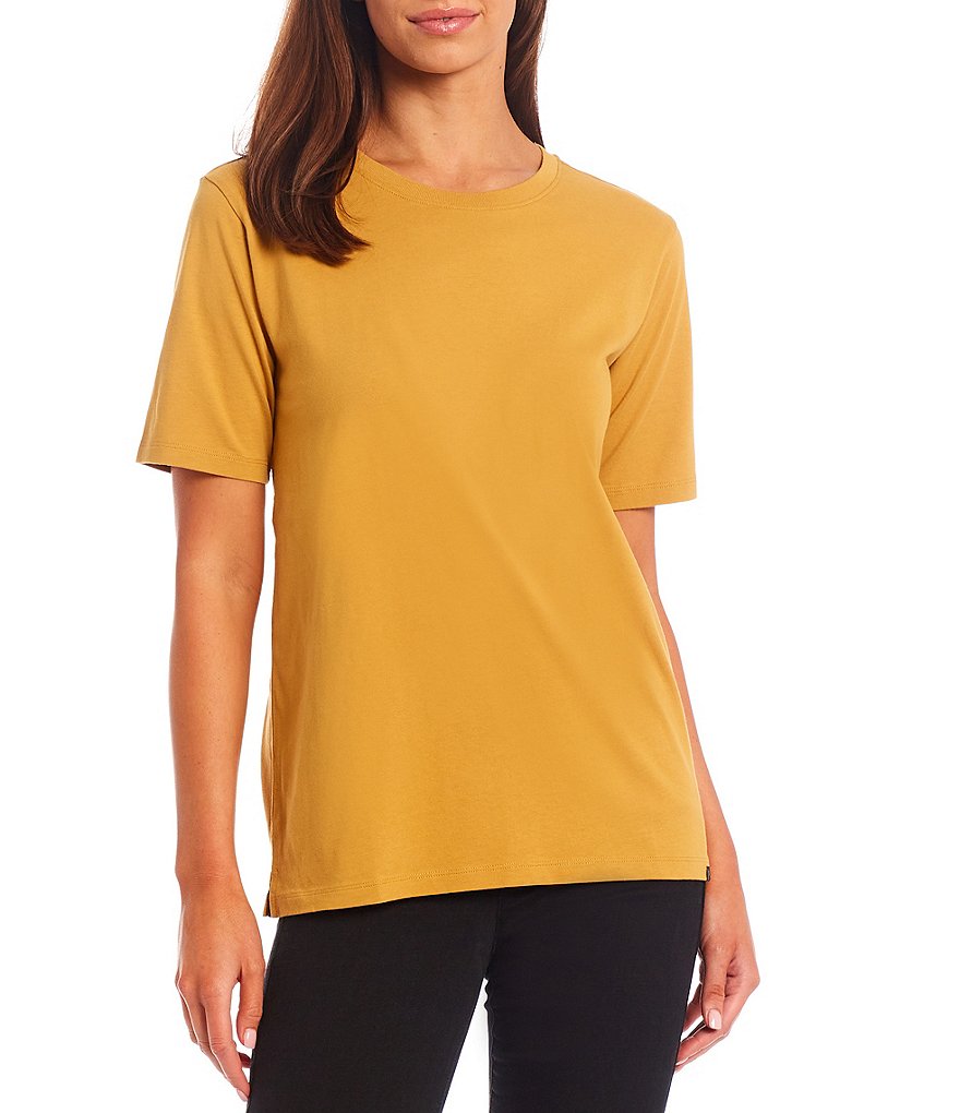 Pendleton Deschutes Solid Crew Neck Short Sleeve Cotton Jersey Tee