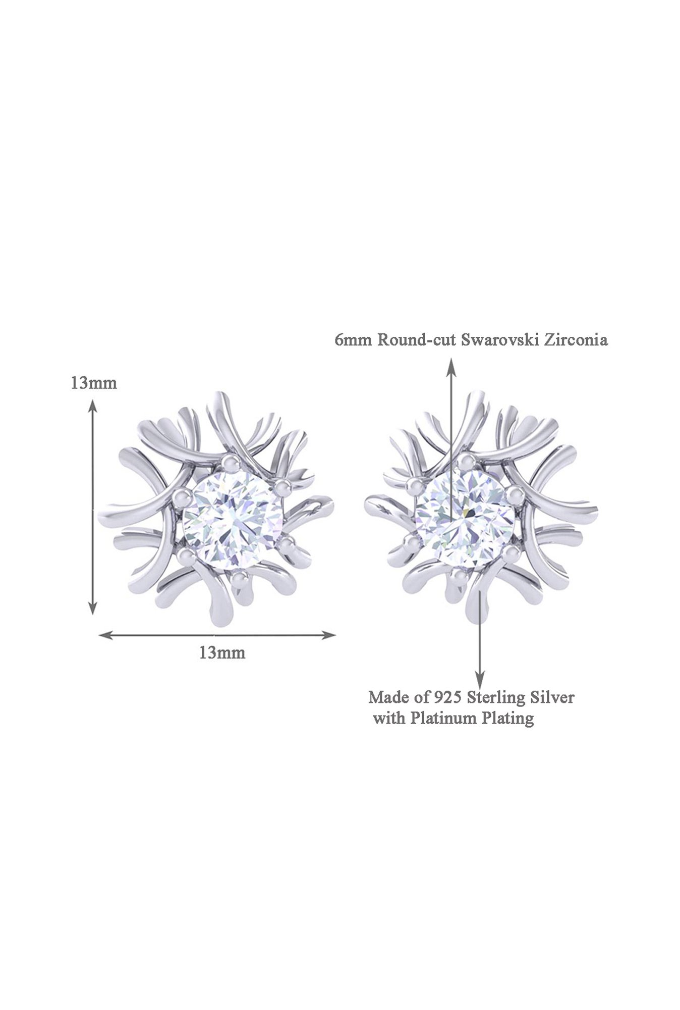 Clara Ana 92.5 Sterling Silver Earrings