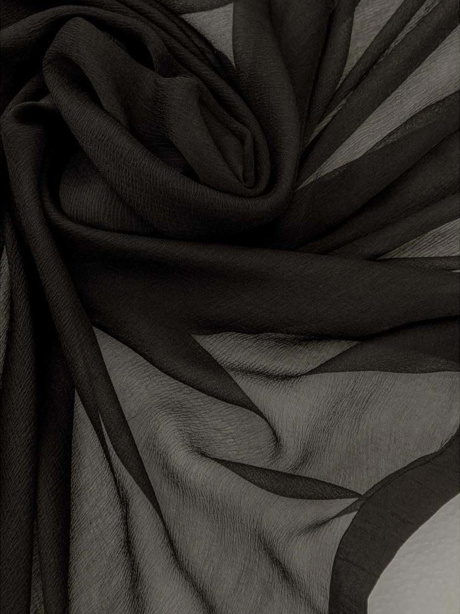 Soch Coal Black Embellished Kurti Dhoti Pant Set With Dupatta