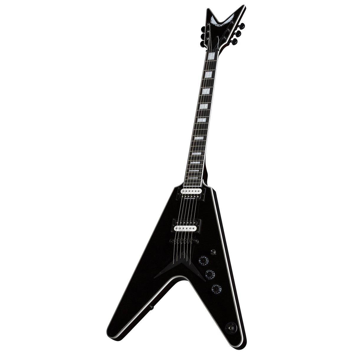 Dean Guitars V Select Electric Guitar, Ebony Fretboard, Classic Black #V SEL CBK