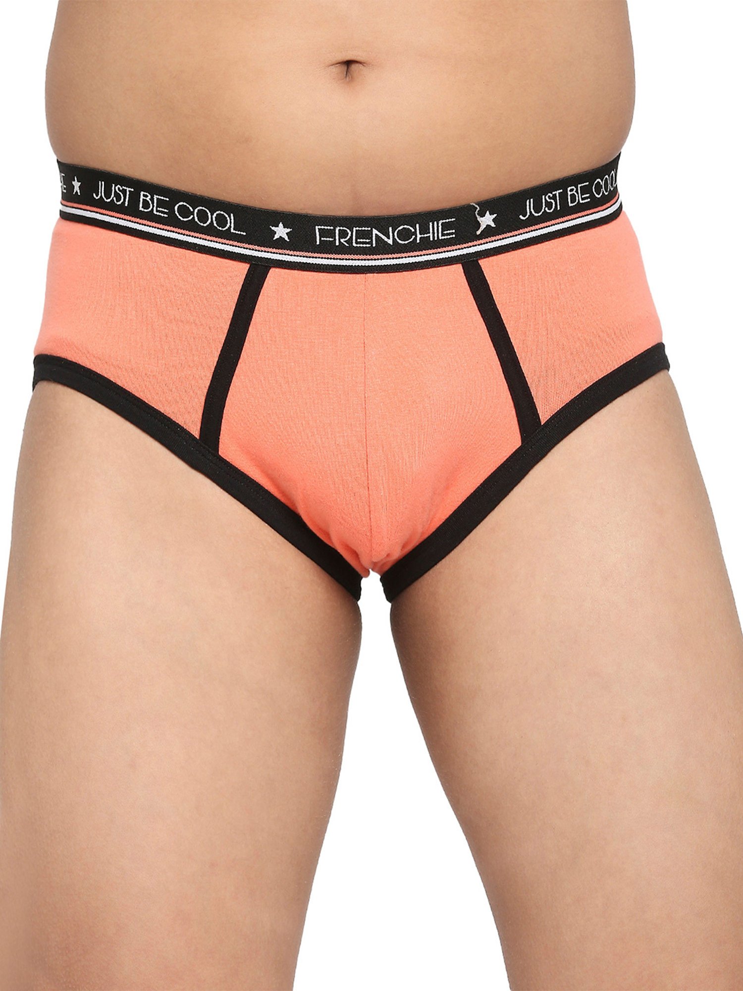 HOP Kids by Westside Yellow Printed Cotton Briefs - Pack of 5