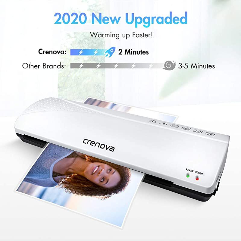 13 Inches Laminator A3 with 20 Laminating Pouches Paper Trimmer Corner Rounder