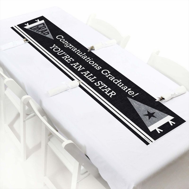 Big Dot of Happiness All Star Grad - Graduation Party Decorations Party Banner