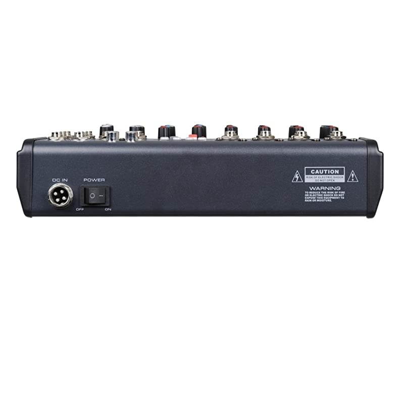 AMX7323-Professional Eight-Channel Audio Mixer with USB Interface, Bluetooth, and DSP Sound Effects (AMX7323)