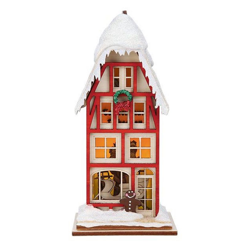 Ginger Cottages 5.5" Tannenbaum's Toboggan Co. Ornament Sleigh Manufacturer  -  Tree Ornaments