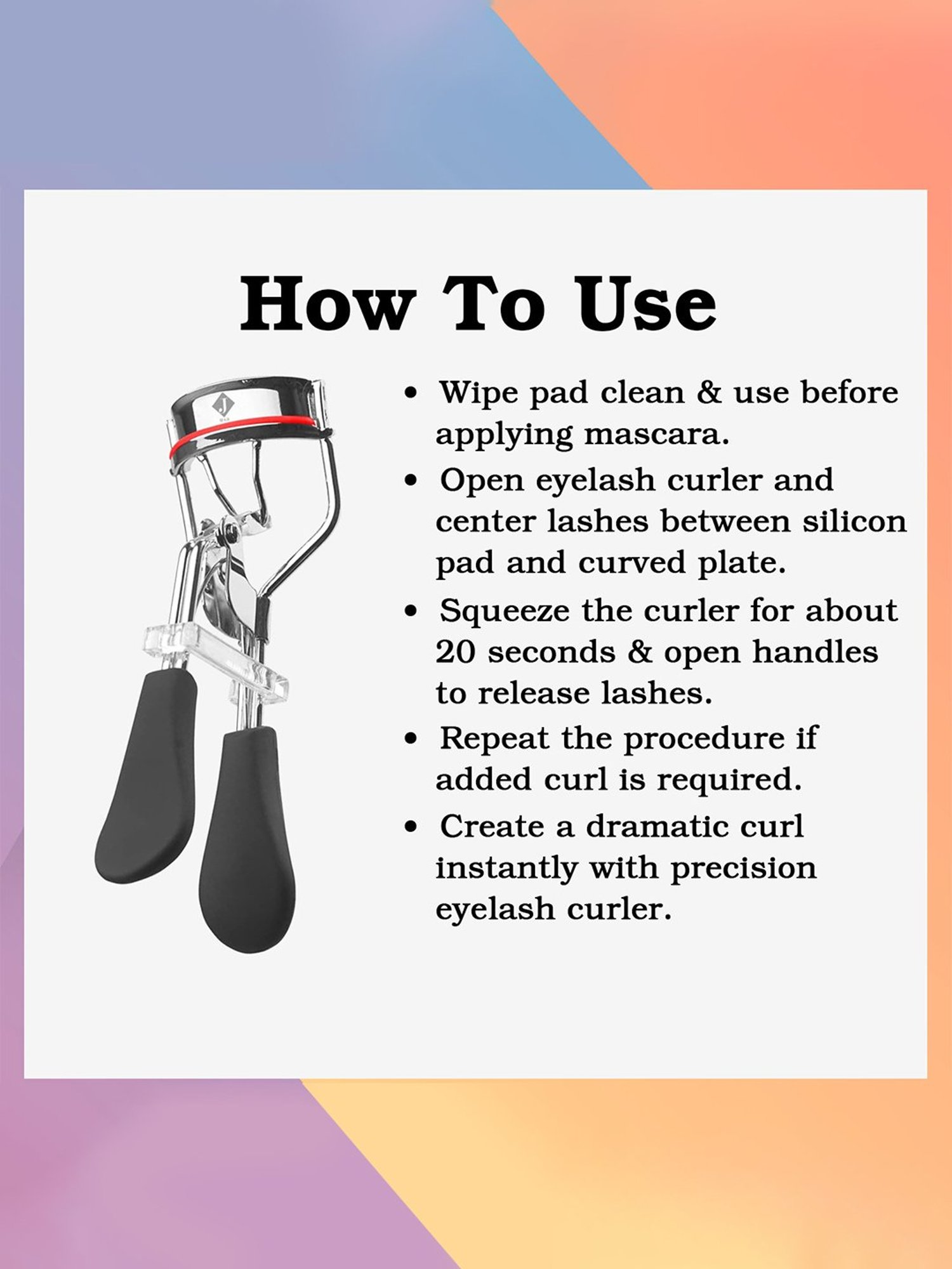 GUBB Gold Eyelash Curler for Women