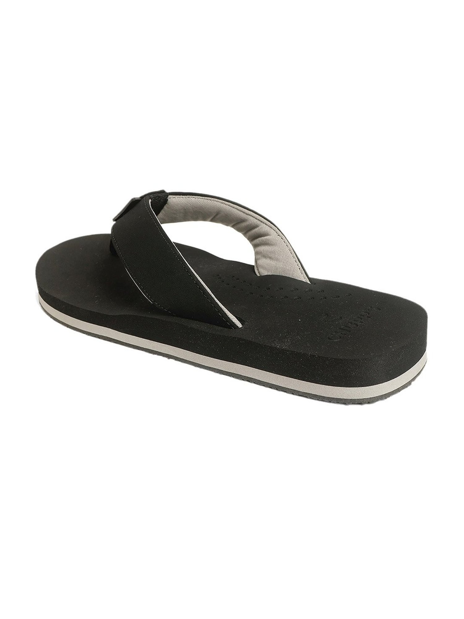 Chupps Men's Black Flip Flops