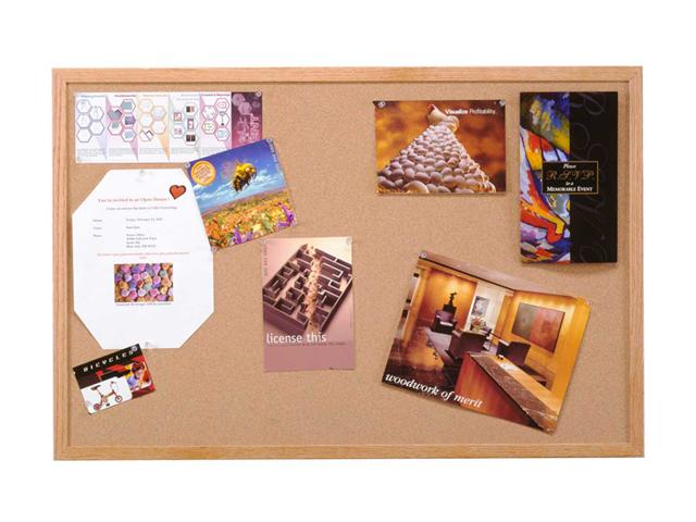 Cork Bulletin Board, Natural, Indoors GHENT 1418-1