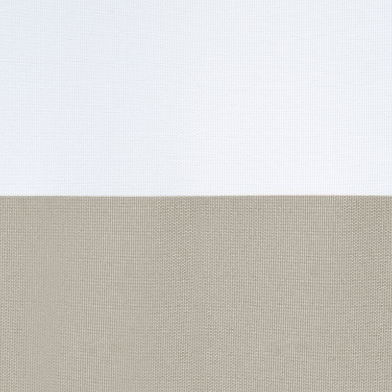 Smart Shower Curtains Porter Stripe Fabric With Attached Hooks Brown - Maytex