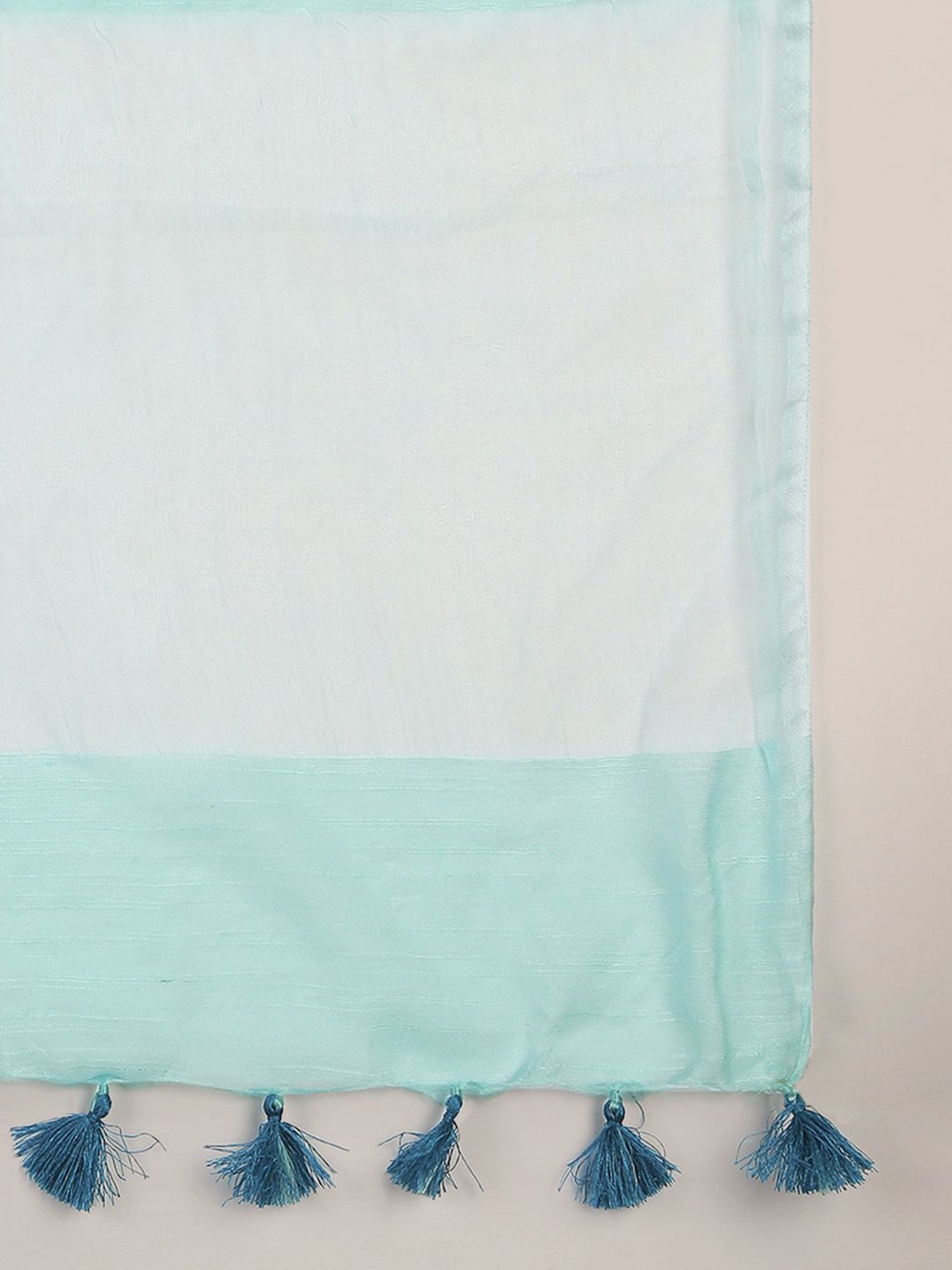 Dupatta Bazaar Light Blue Linen Dupatta