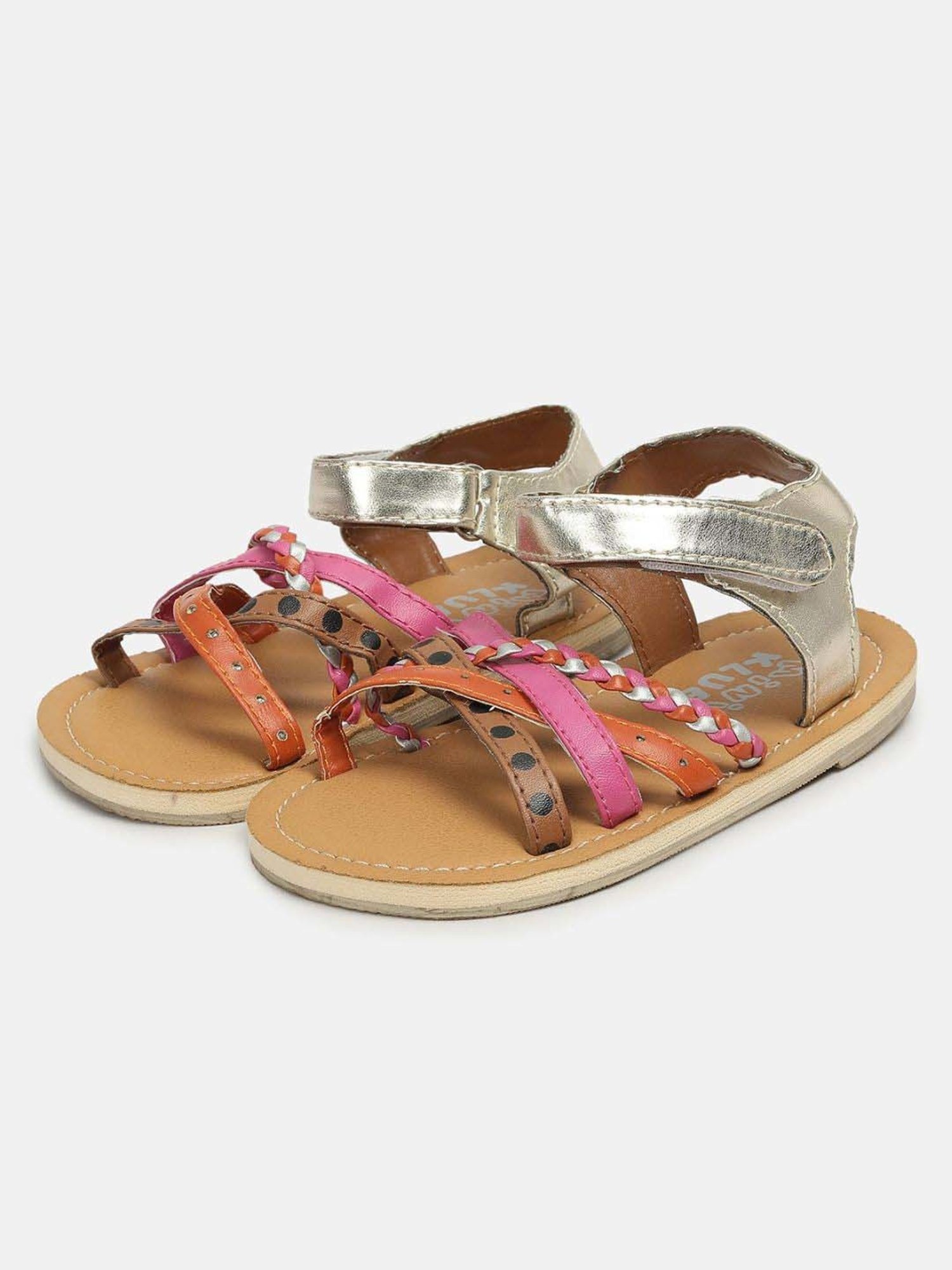 MINIKLUB Girls Multicolor Party & Club Wear Sandal