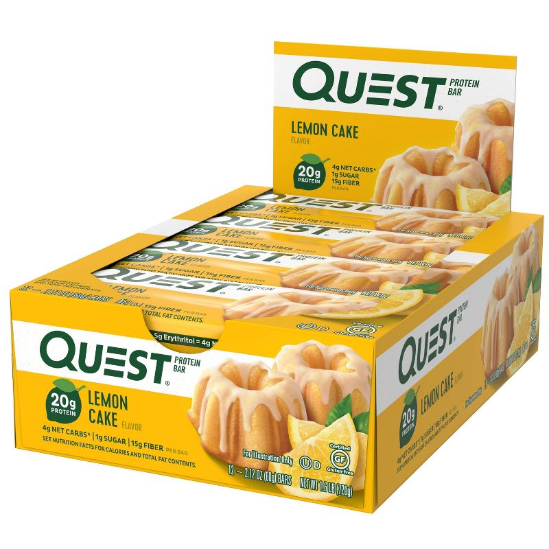 Quest Nutrition Lemon Cake - 2.12oz/12ct