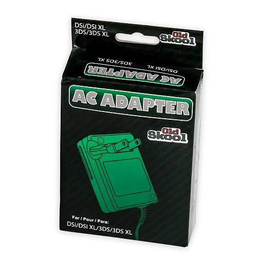 Old Skool New 3DS/3DS XL/ 3DS/ 2DS/ DSi XL/ DSi AC Power Adapter