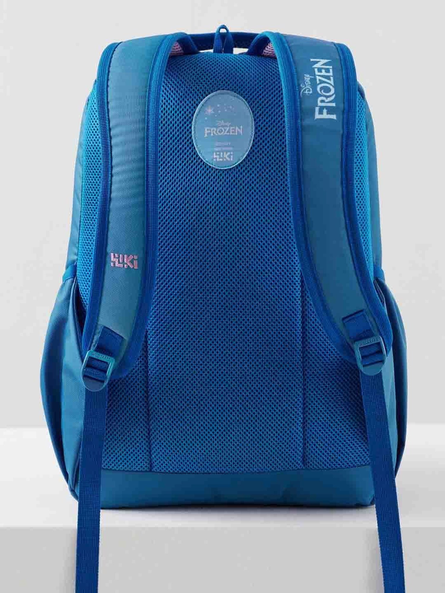 Wiki Back to School 3 Blue Polyester Printed Backpack - 31 Ltrs