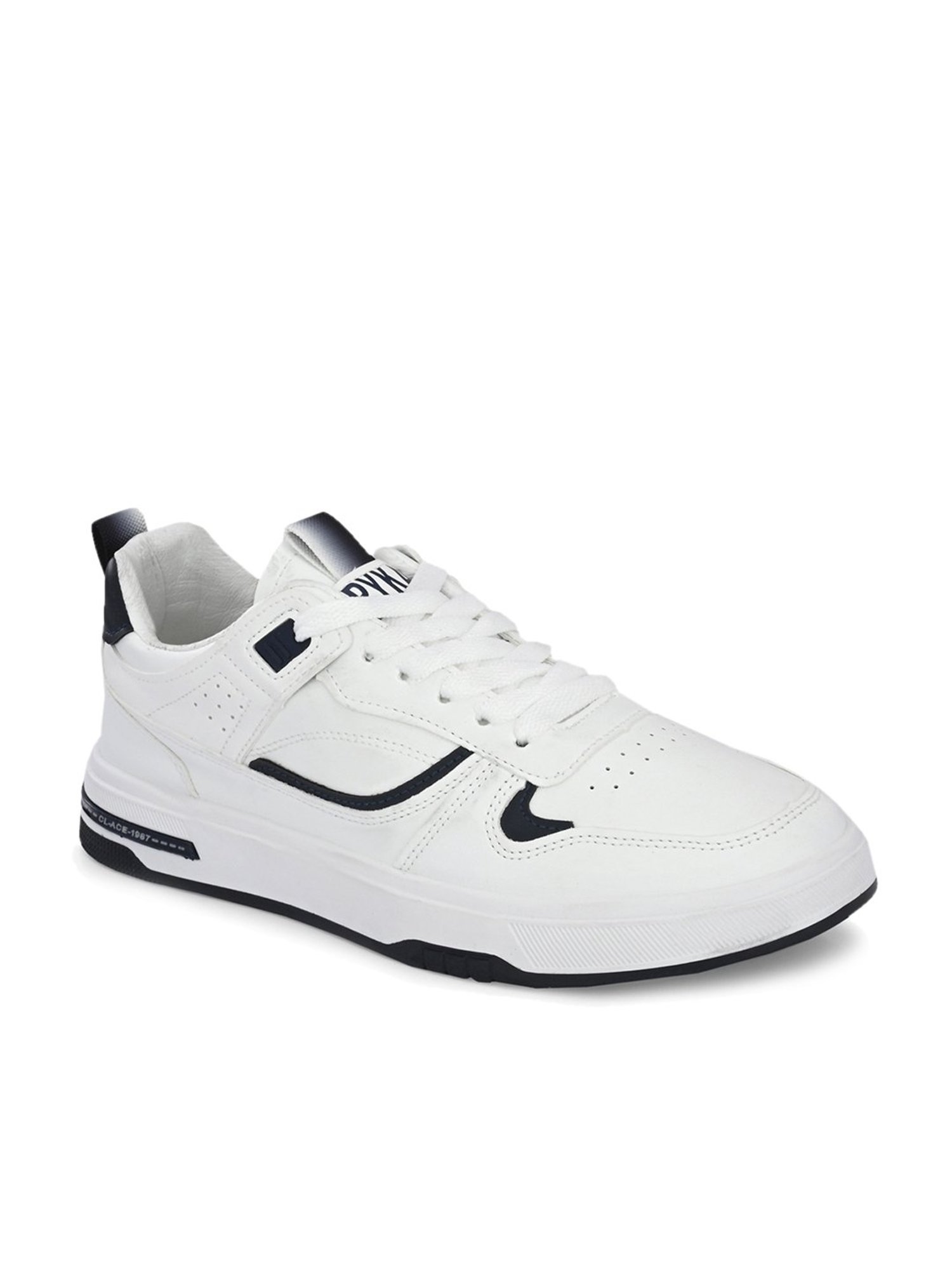 Spykar Men's Serge White Casual Sneakers
