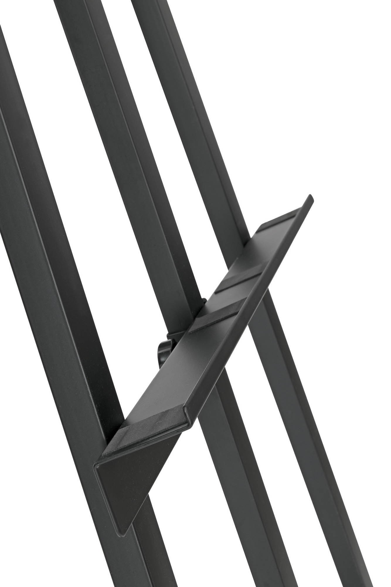 Studio Designs Portable Multipurpose Heavy-Duty Metal, Museum Display Art Tripod Easel for Large Canvases  (68" H) - Black