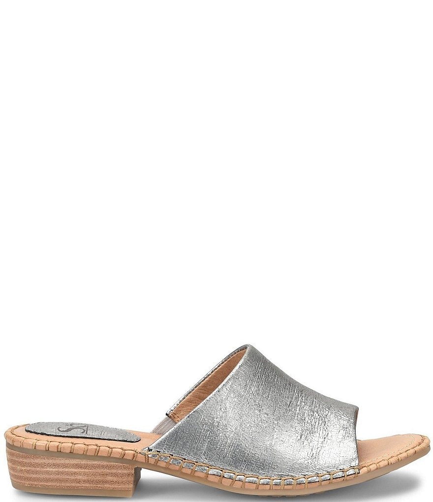 Sofft Nalanie Metallic Leather Slides
