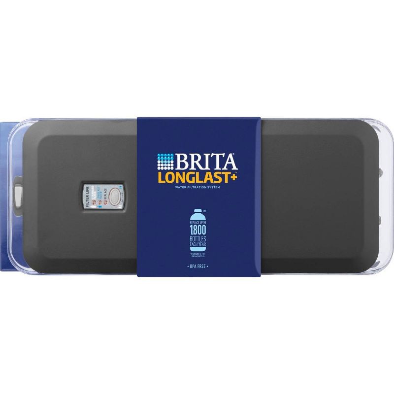Brita Extra Large 18-Cup BPA Free UltraMax Water Dispenser with 1 Longlast Filter -Jet Black