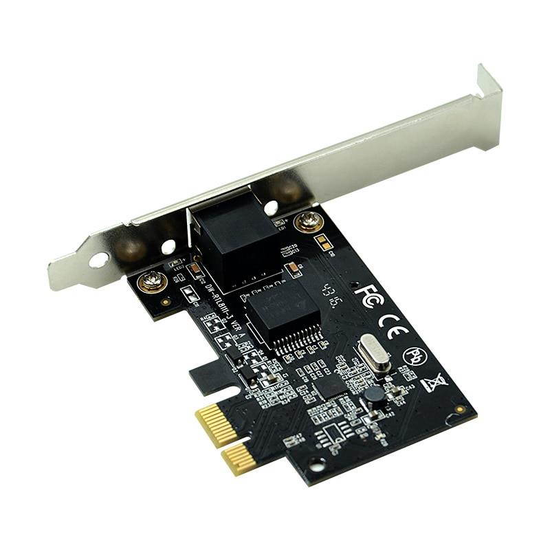 Adapter card Gigabit Comfast LAN CF-P10 Network PCI-E Controller Realtek Card Ethernet 8111F RJ-45 10/100/1000Mbps RJ45