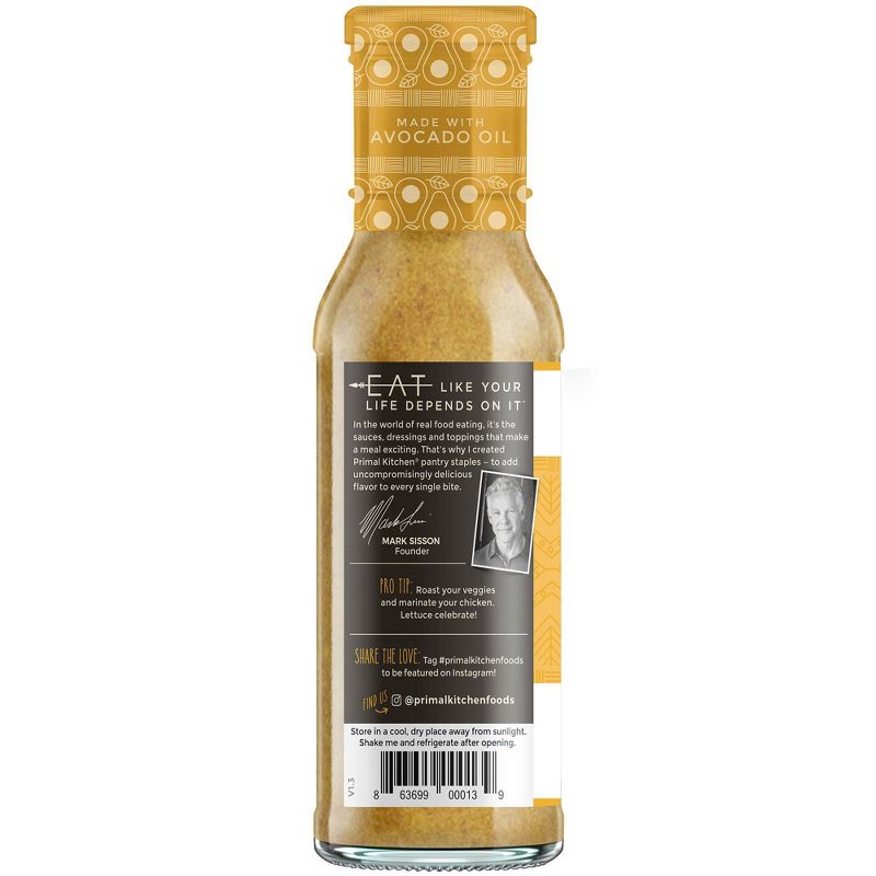 Primal Kitchen Honey Mustard Vinaigrette with Avocado Oil - 8fl oz