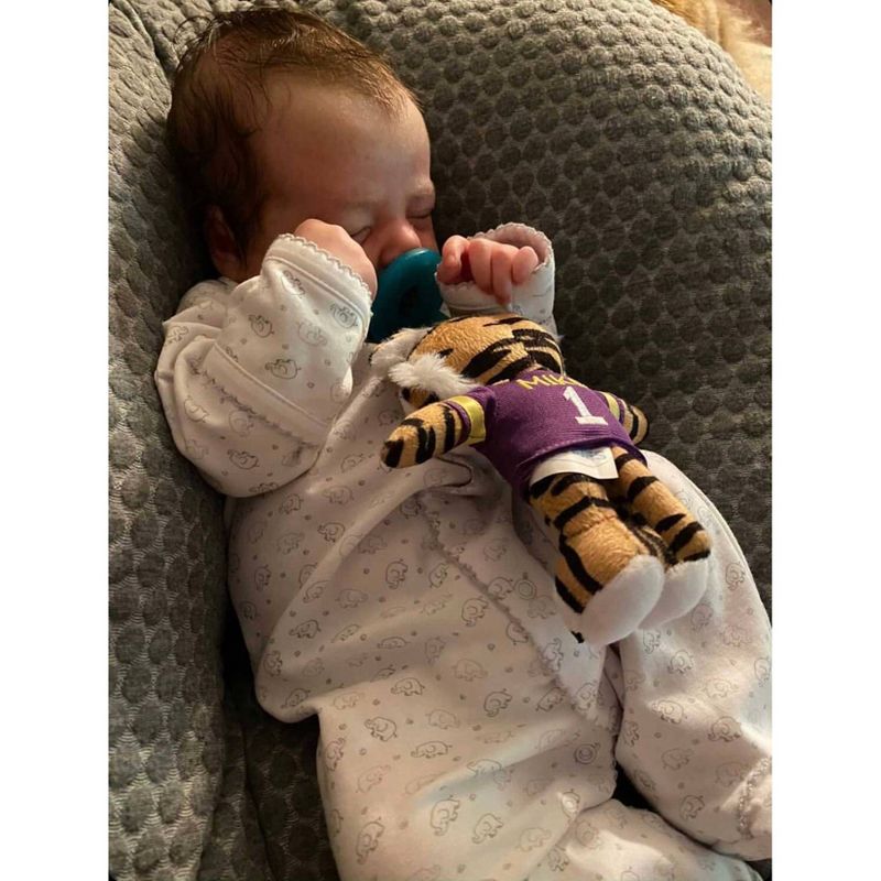 Gamezies Louisiana State University Mascot - Mike the Tiger Pacifier Toy