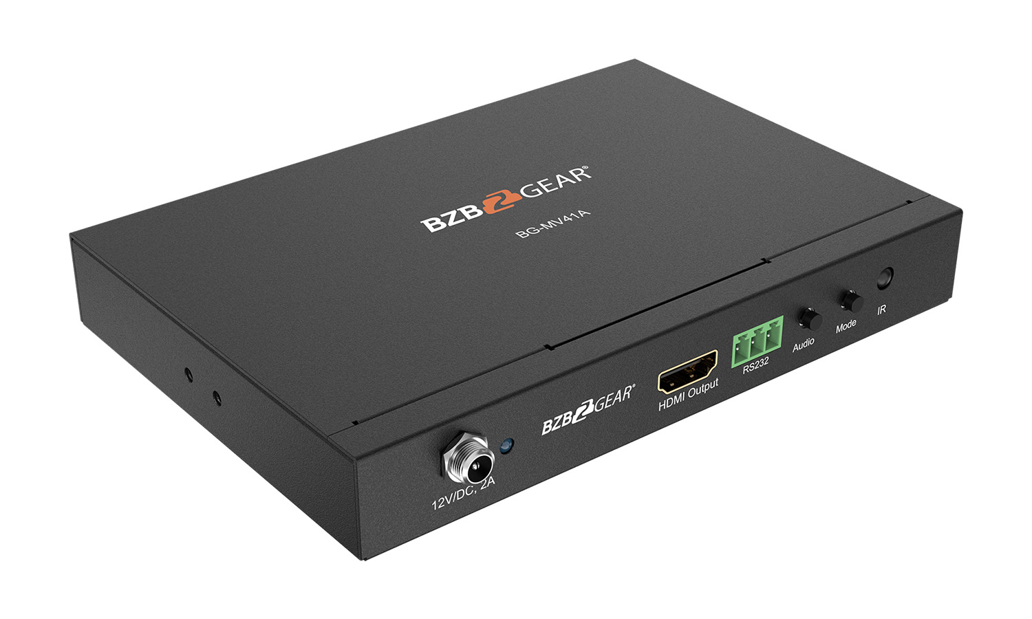 BZBGEAR 4x1 Multiviewer with Scaler supporting multi output resolutions up to 1080P/60Hz