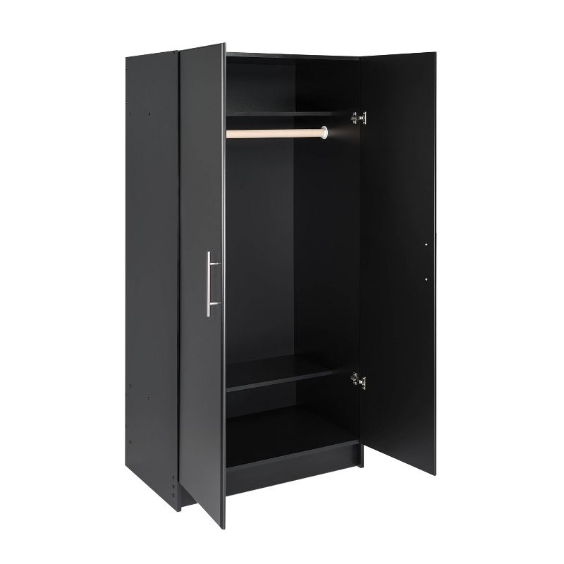 32" Elite Wardrobe Cabinet Black - Prepac