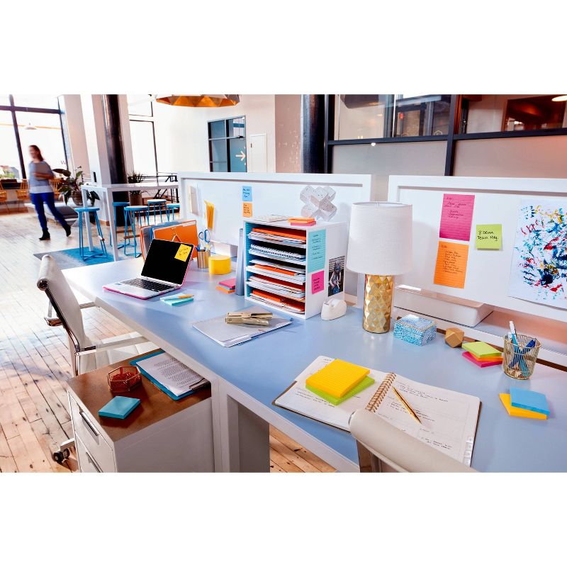 Post-it 12pk Super Sticky Notes 3"x3" Rio de Janeiro Collection