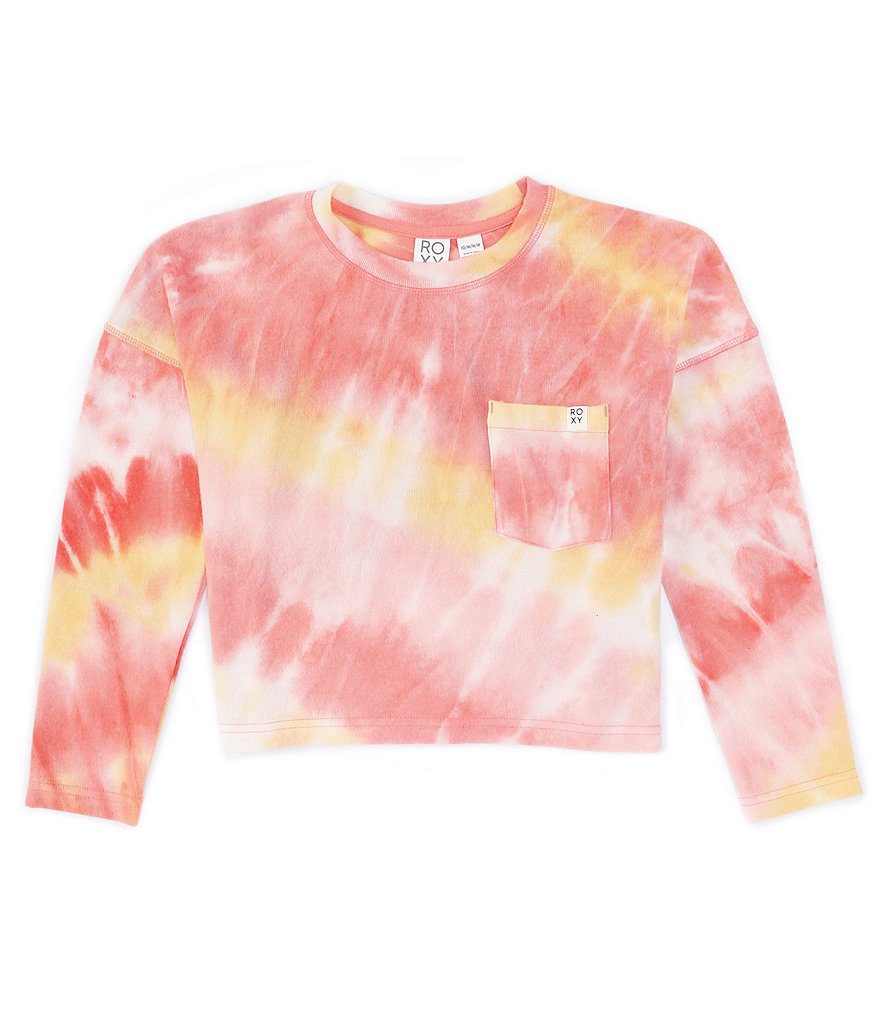 Roxy Big Girls 8-16 Long-Sleeve Sunshine Spirit Tie-Dye Tee