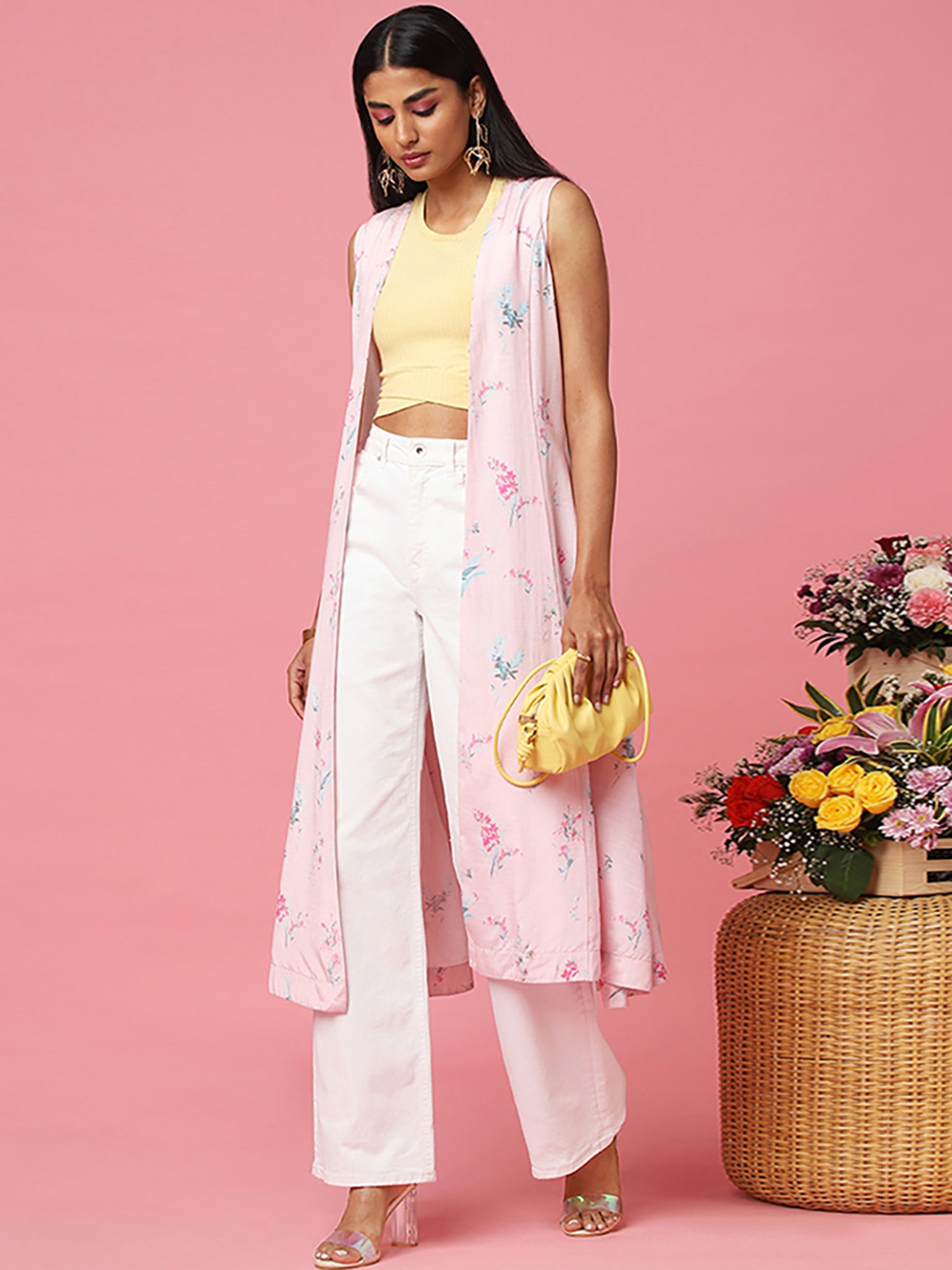 Marigold Lane Pink Printed Overlay