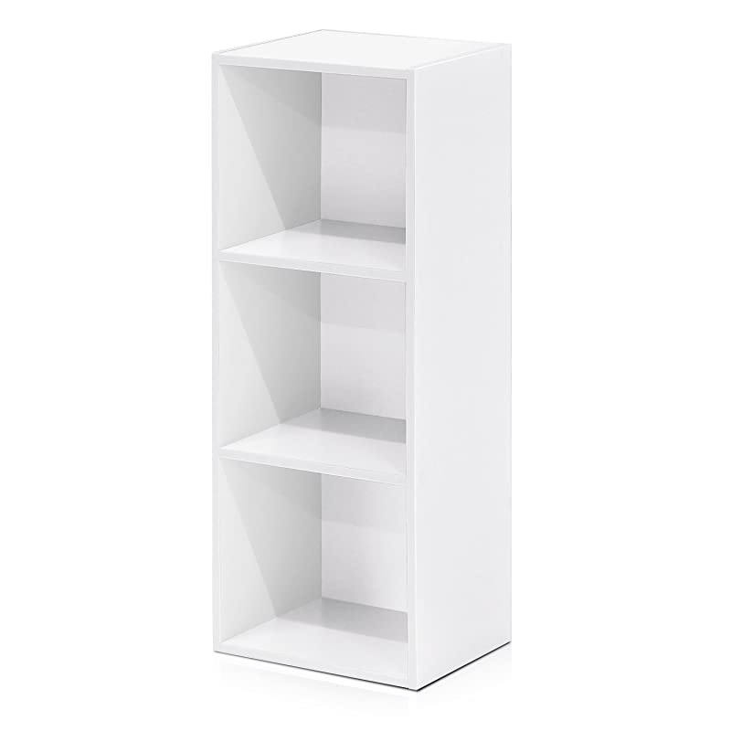 3Tier Open Shelf Bookcase White