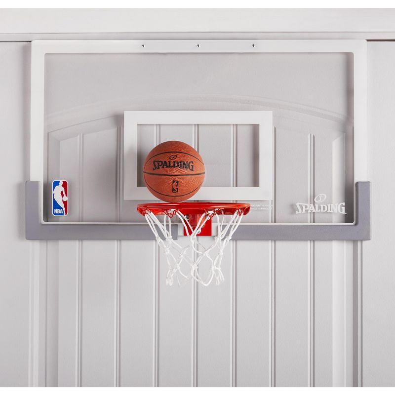 Spalding NBA Breakaway 180 Over-the-Door Basketball Hoop Set