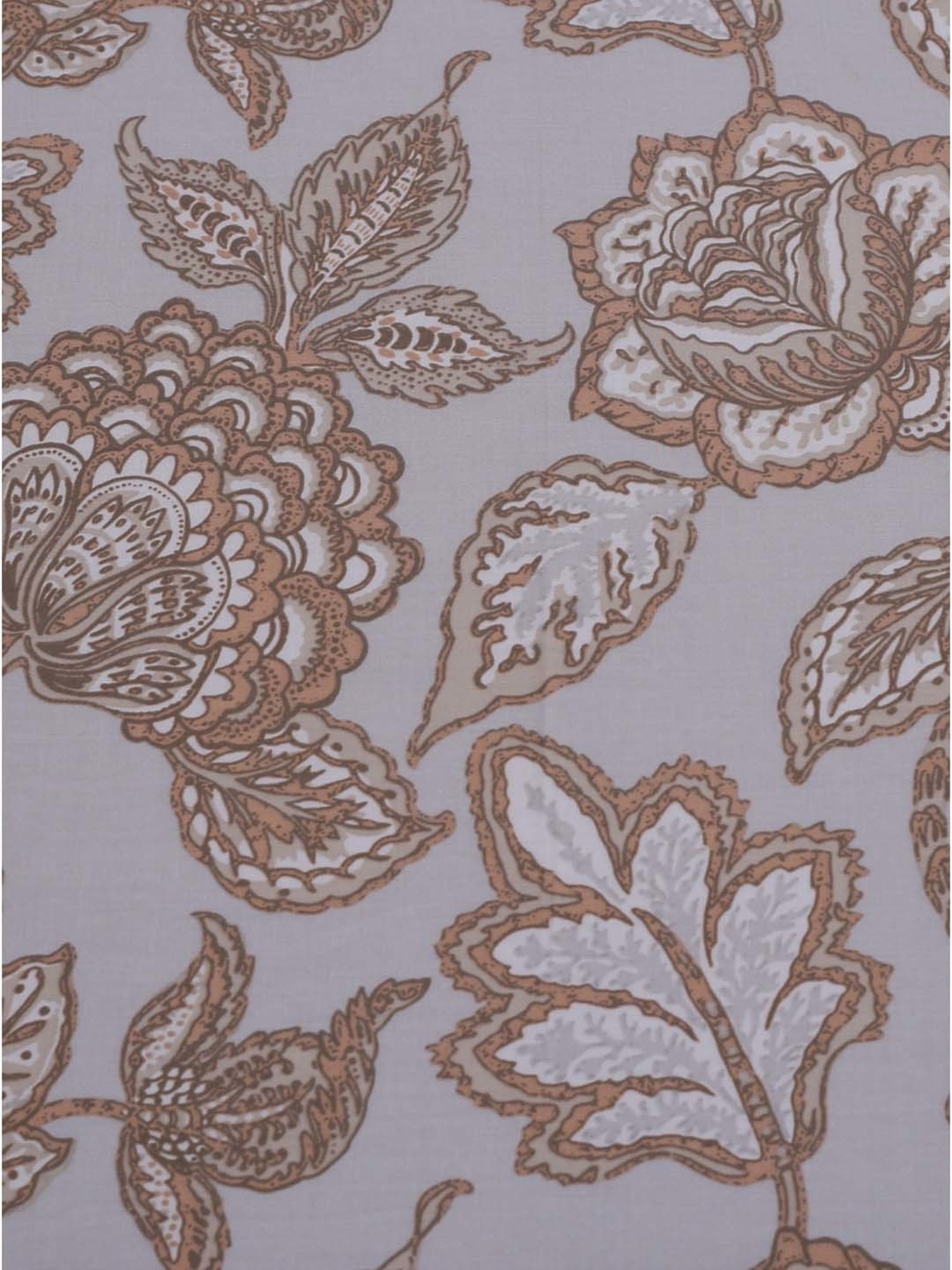 Maspar Hues PBS Nomad Scuplt Orlean Blue & Brown Cotton 210 TC Double Bedsheet & 2 Pillow Covers