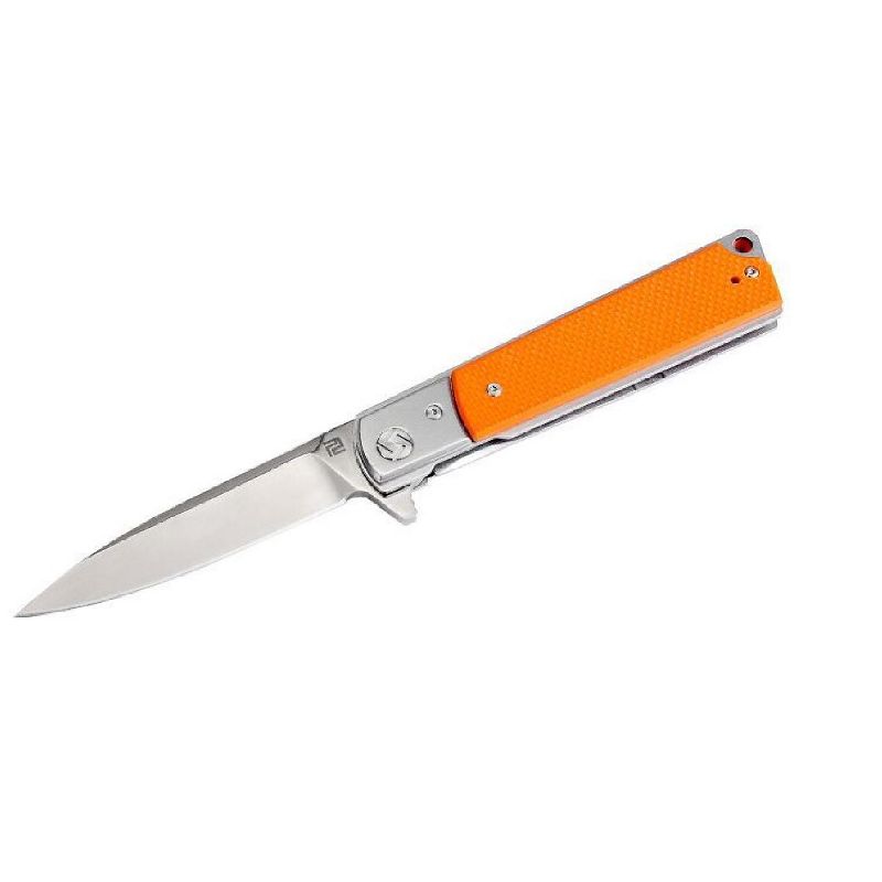 Artisan Classic Folder 3.94 in D2 Orange G-10 Handle